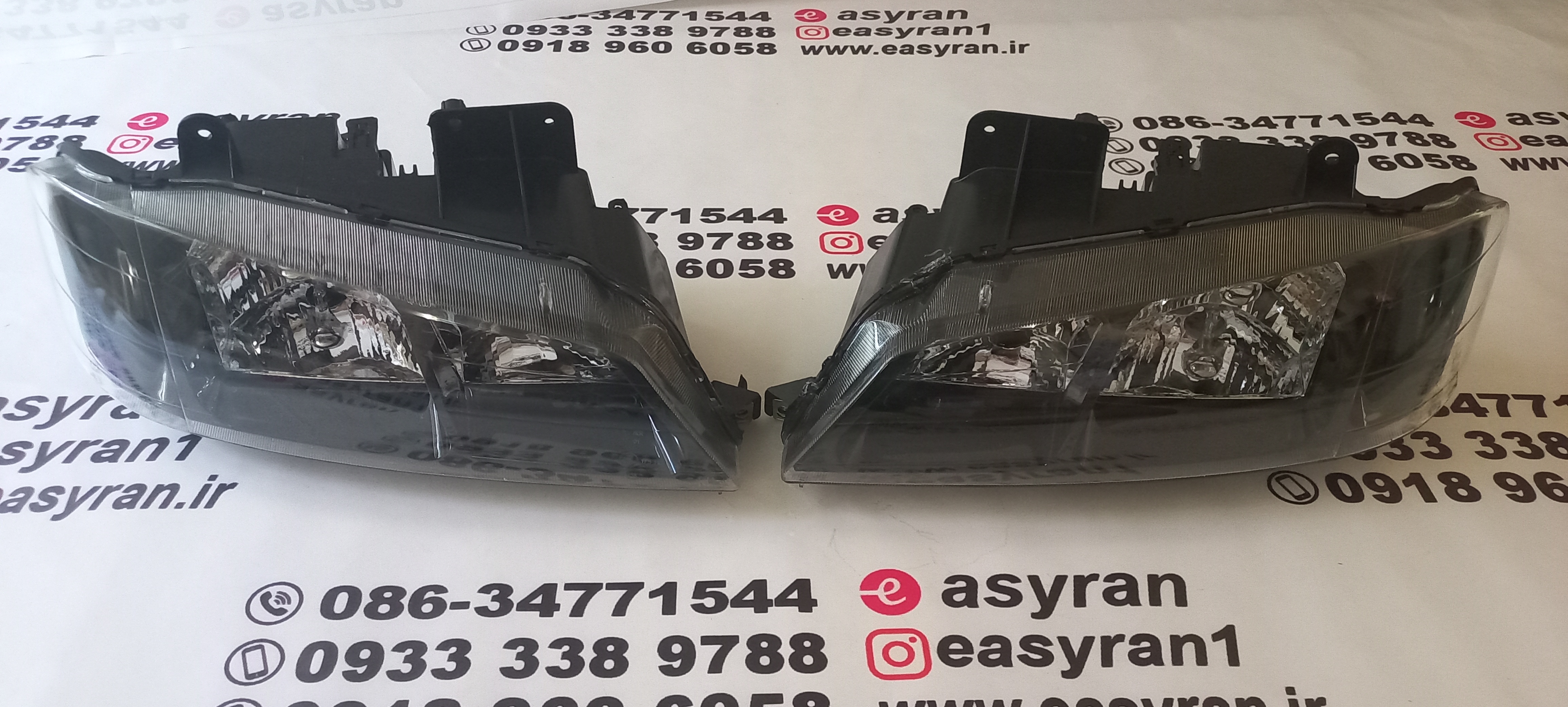 چراغ جلو پژو پارس دودی چپ و راست(هر دو طرف)