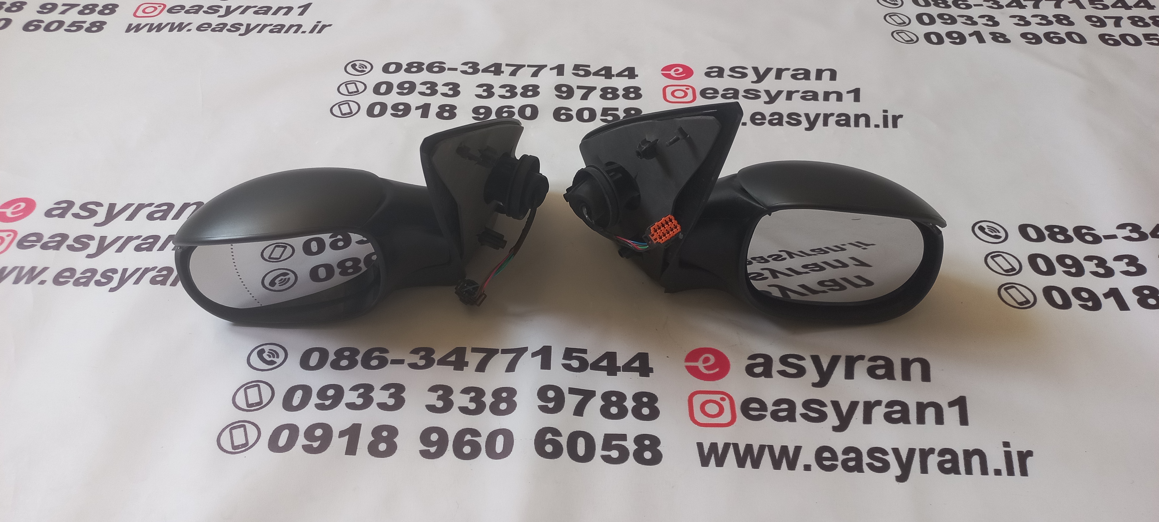 آیینه پژو ۲۰۶ برقی چپ و راست(سمت راننده و شاگرد)