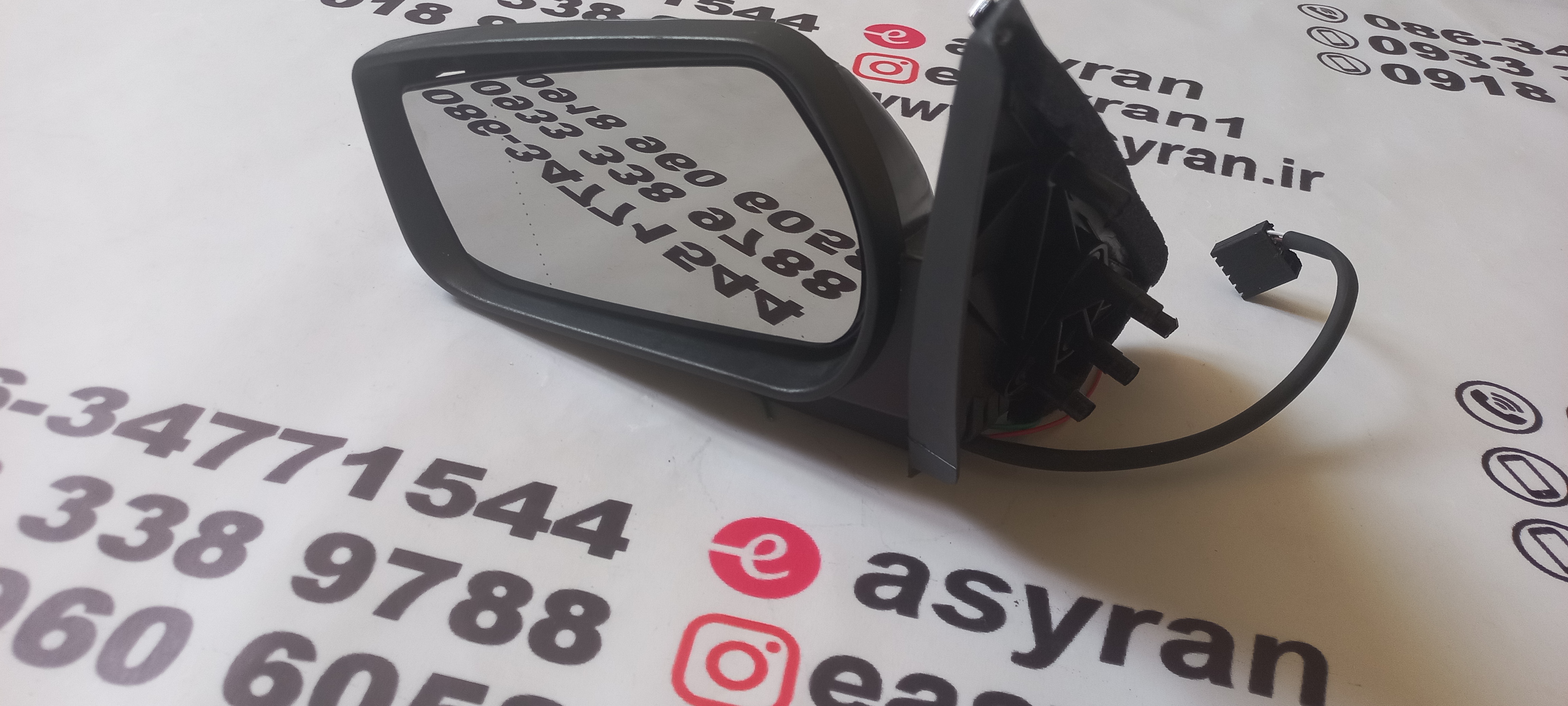 آیینه بغل پژو پارس راهنمادار  برقی اف اف پی کو چپ سوکت قدیم (سمت راننده )
