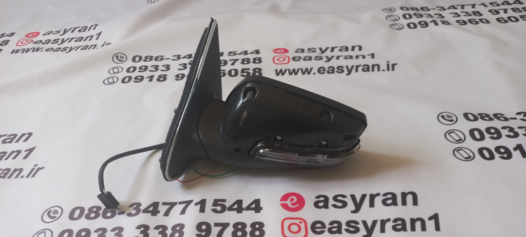 آیینه بغل پژو پارس راهنمادار برقی اف اف پی کو چپ و راست سوکت قدیم (سمت راننده و شاگرد )
